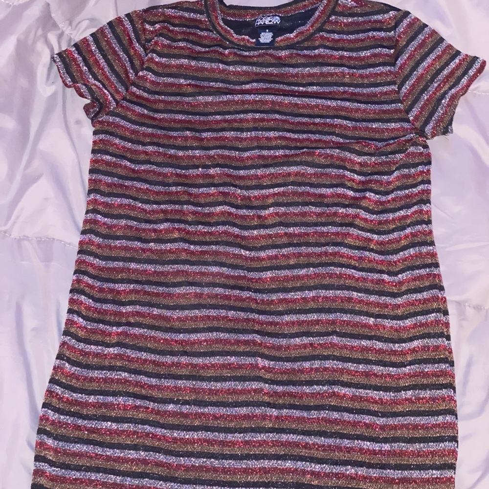 Sparkle striped dress